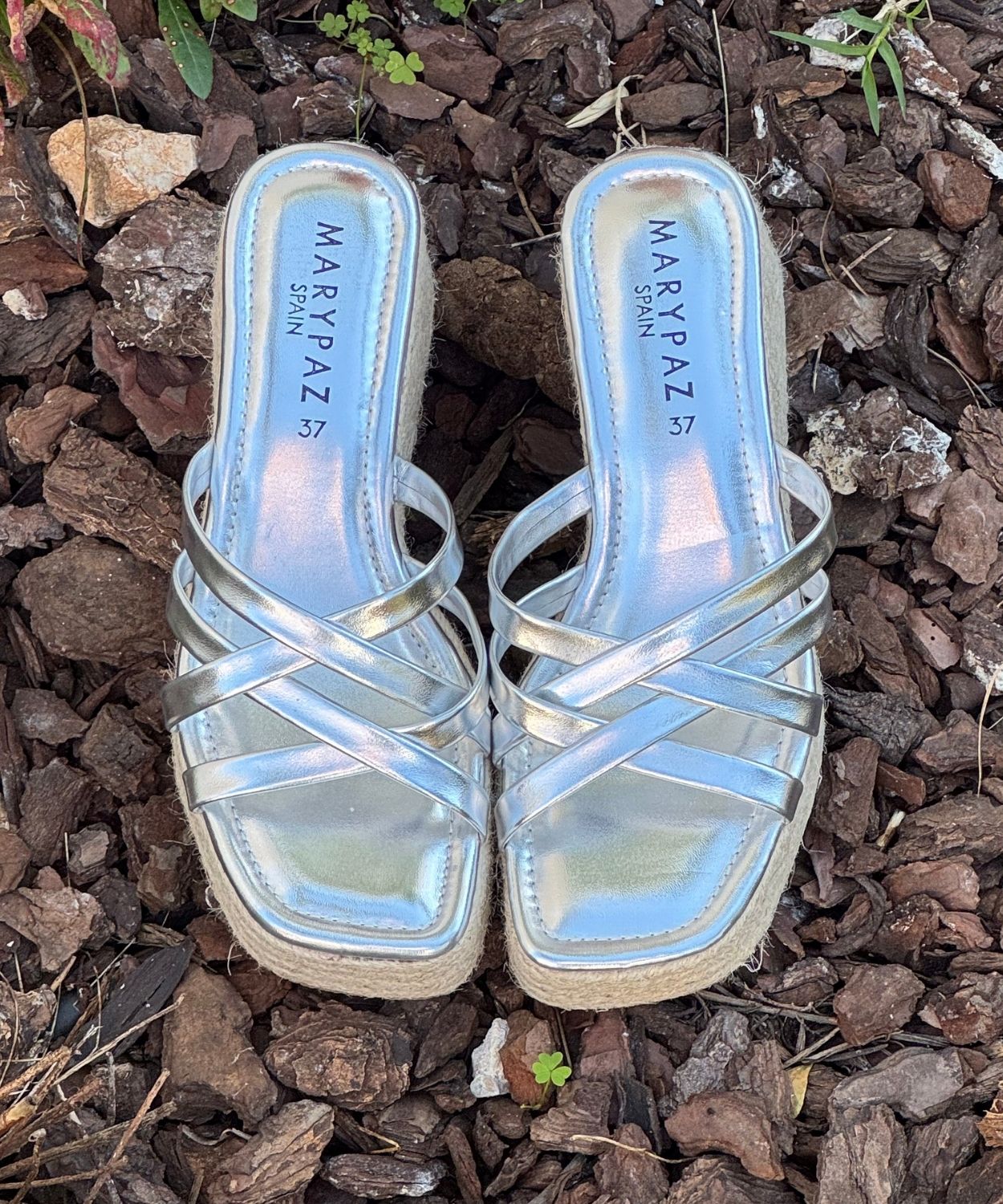 Sandalias esparto tiras